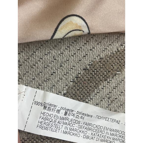 Zara cat print silky ‘fashion pajama’ blogger favorite blouse top, size small - Picture 13 of 16